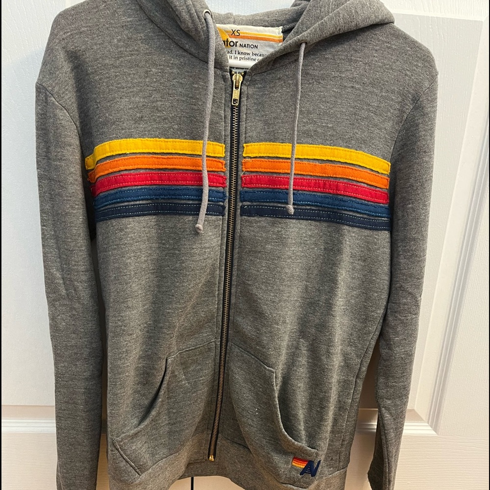 aviation nation striped zip up!!!